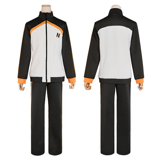 Re:Zero - Natsuki Subaru, Cosplay Costume Embroidery Full Zip Tracksuit Elastic Pants