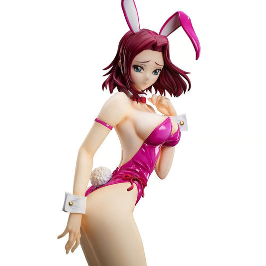 Code Geass - Kallen Kouzuki, 1/4 Bare Leg Bunny Ver. Lelouch of the Rebellion PVC Statue 48cm