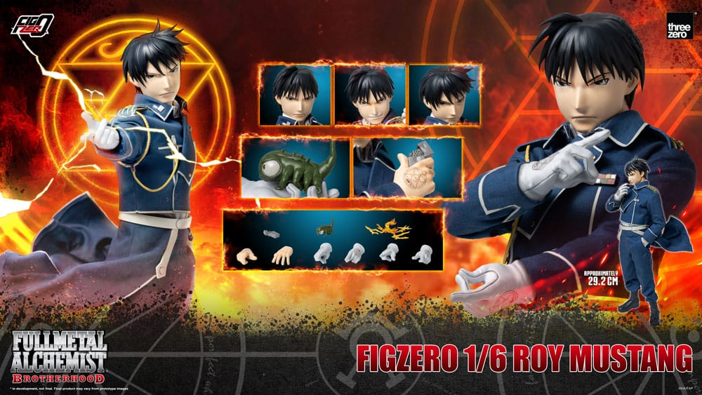 Fullmetal Alchemist: Brotherhood - Roy Mustang, FigZero 1/6 Scale Action Figure 29 cm
