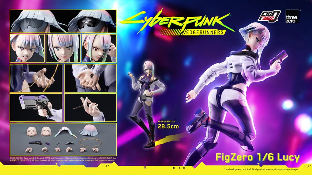 Cyberpunk: Edgerunners - Lucy, FigZero Action Figure 1/6 29 cm