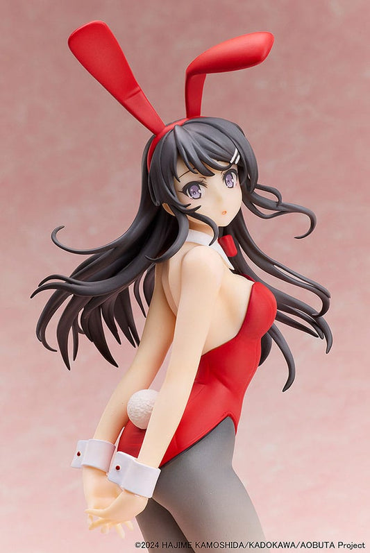 Bunny Girl Senpai - Mai Sakurajima, Red Bunny Girl Ver. Rascal Does Not Dream of Bunny Girl Senpai Statue 1/7 27 cm
