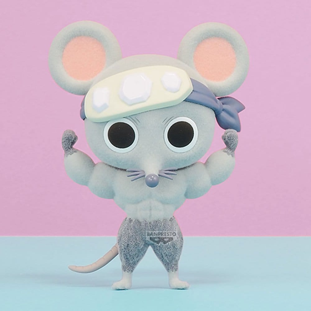Demon Slayer: Kimetsu no Yaiba - Muscular Mice, Fluffy Puffy PVC Figure (Ver. A) 7 cm