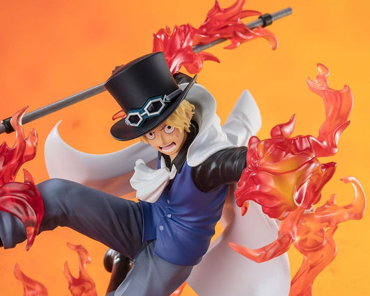 One Piece - Sabo Figuarts ZERO Extra Battle PVC Statue Fire Fist Rook Check 19 cm