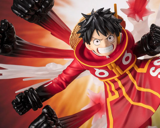 One Piece - Monkey D. Luffy Figuarts ZERO Extra Battle PVC Statue -Gum Gum Hawk Gatling- 19 cm