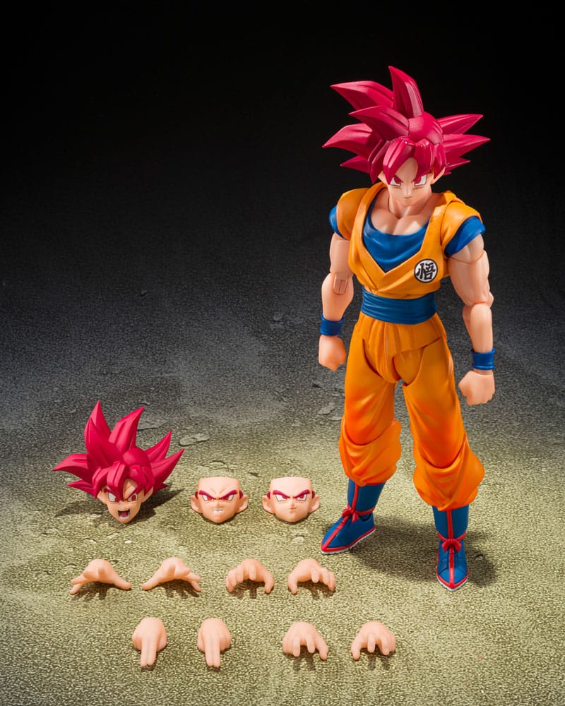 Dragon Ball Super - Super Saiyan God Son Goku, S.H.Figuarts Action Figure (God Aura) 15 cm