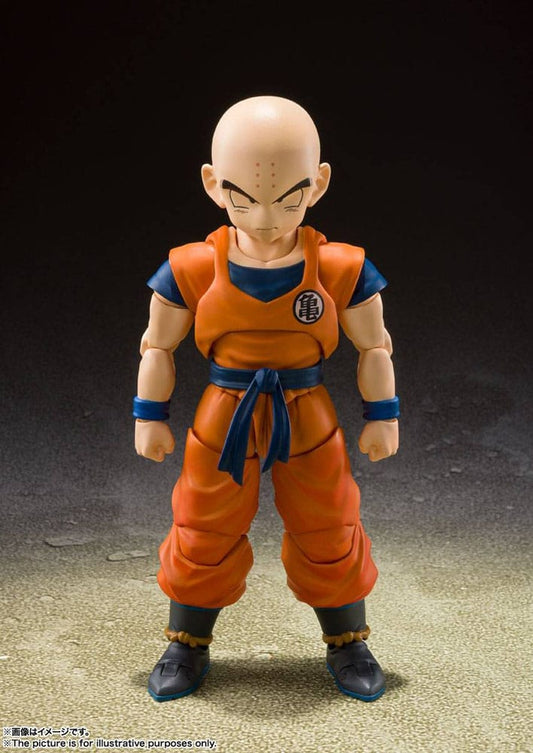 Dragon Ball Z - Krillin-Earth's Strongest Man, S.H. Figuarts Action Figure 12 cm