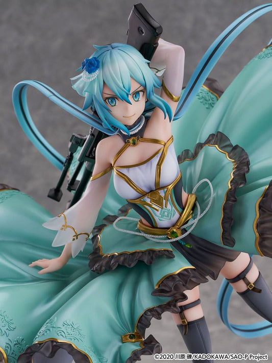 Sword Art Online - Sinon, Crystal Dress Ver. SHIBUYA SCRAMBLE FIGURE PVC Statue 1/7 29 cm