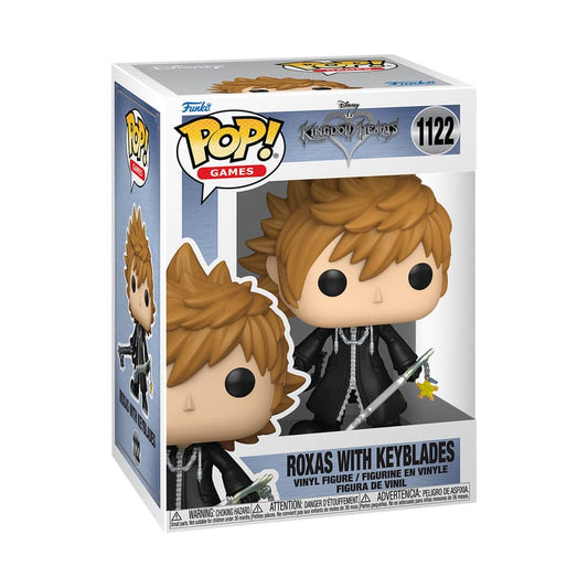 Kingdom Hearts - Roxas with Keyblades, POP! Games Vinyl Figure 9 cm