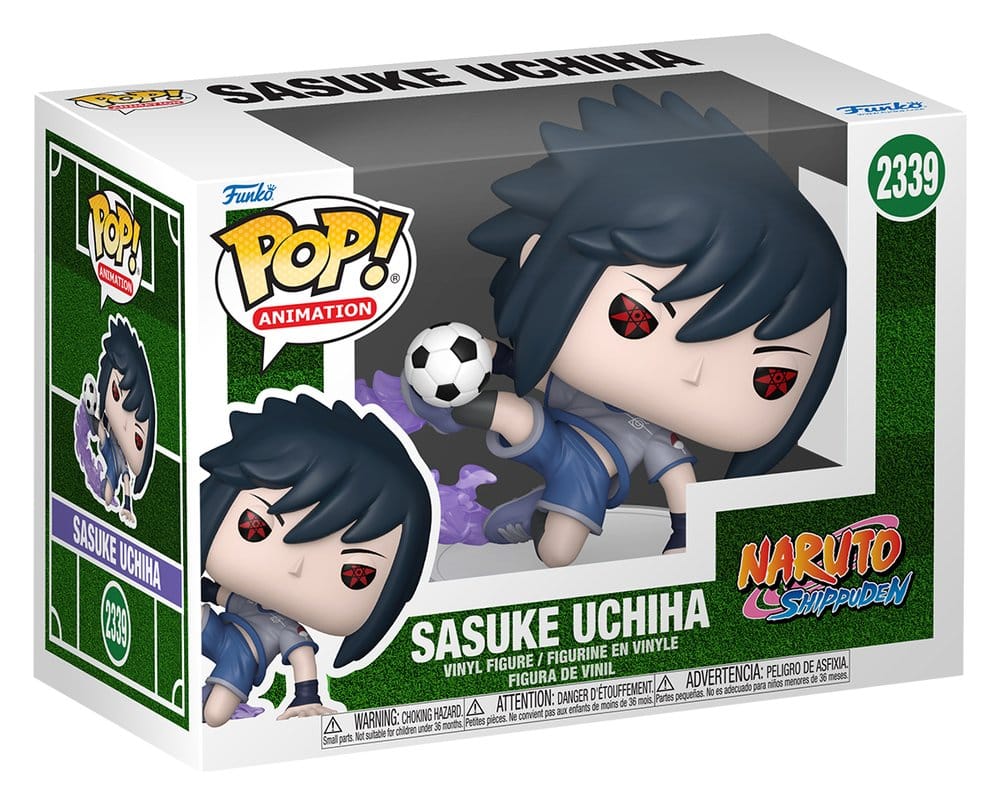 Naruto - Sasuke Uchiha, Soccer POP! Football Vinyl Figure 9 cm