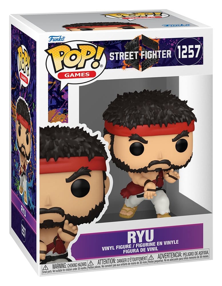 Street Fighter 6 - Ryu, POP! Games Vinyl Figure 9 cm