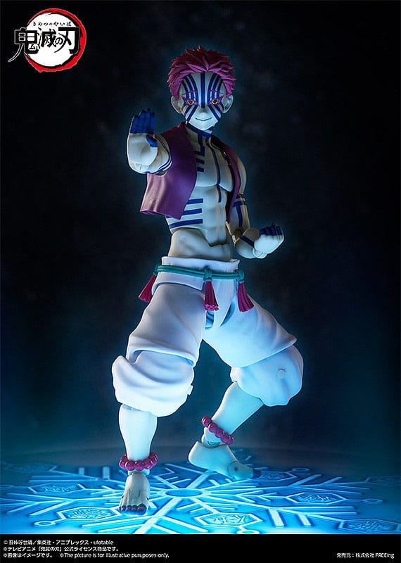 Demon Slayer - Akaza, Kimetsu no Yaiba Figma Action Figure 15 cm