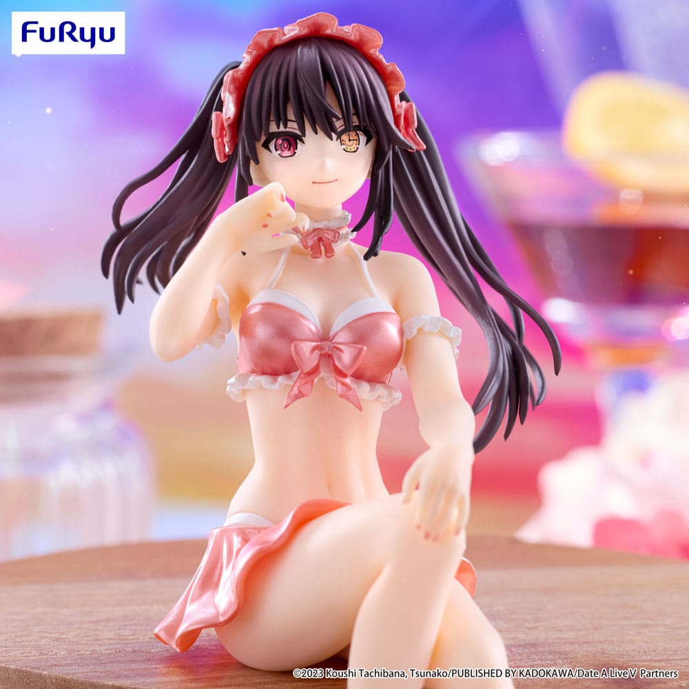 Date A Live V - Kurumi Tokisaki, Noodle Stopper PVC Statue Swimsuit Pastel Red Color Ver. 15 cm