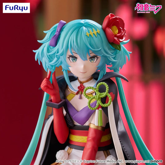 Hatsune Miku - Miku, Flower Fairy Camellia Noodle Stopper PVC Statue 15 cm