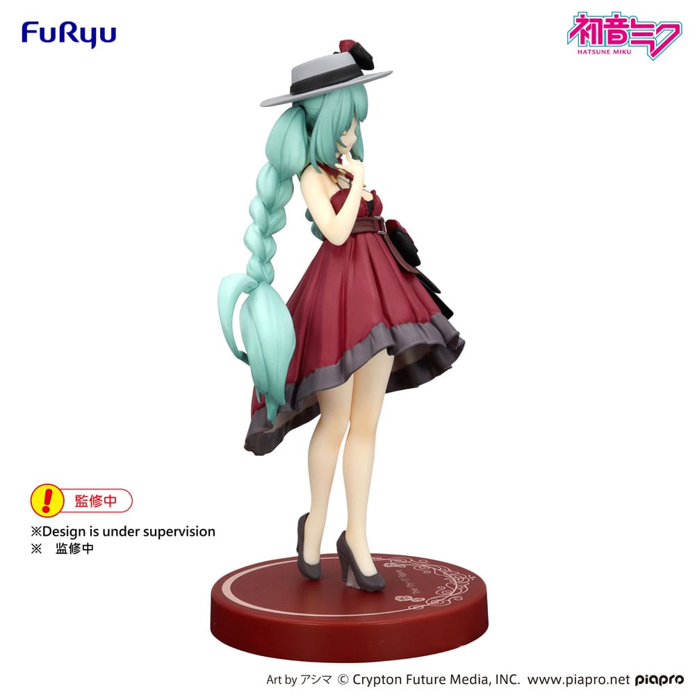 Hatsune Miku - Hatsune Miku, Trio-Try-iT PVC Statue Outing Dress Red Color Ver. 19 cm