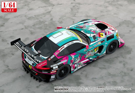 Hatsune Miku - GT Project Vehicle 1/64 AMG 2025 Presentation Ver. 7 cm
