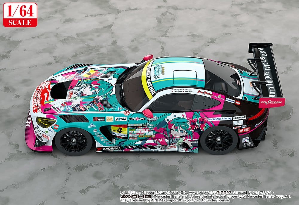 Hatsune Miku - GT Project Vehicle 1/64 AMG 2025 Presentation Ver. 7 cm