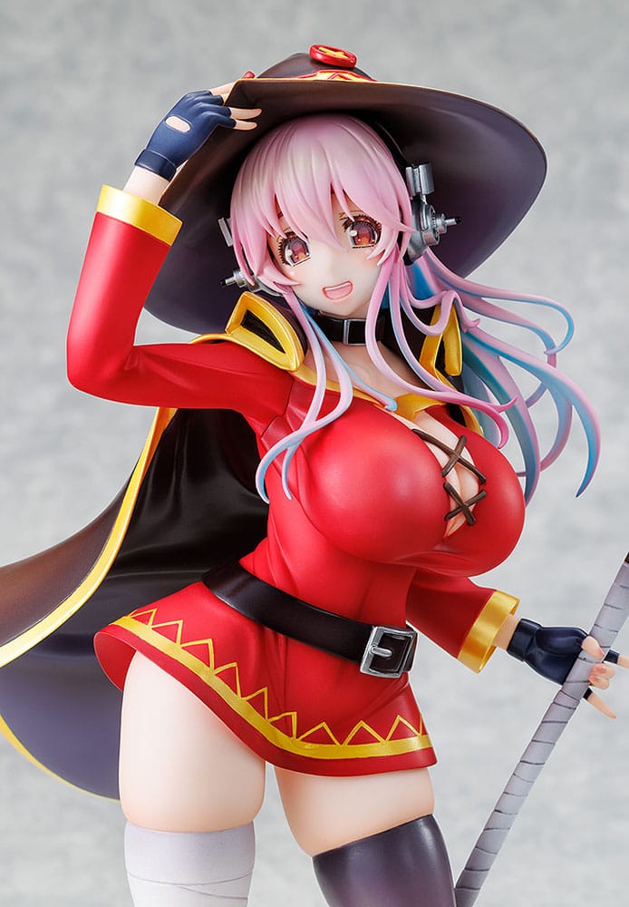 Konosuba x Super Sonico - Megumin, PVC Statue 1/7 Super Sonico collaboration Ver. 25 cm