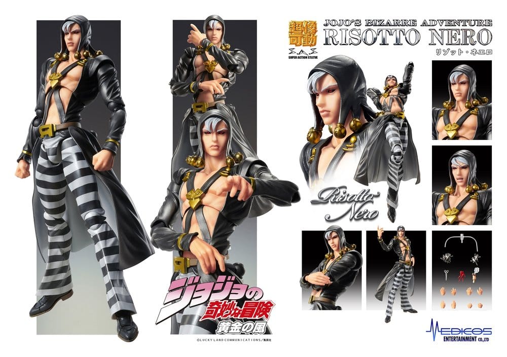 JoJo's Bizarre Adventure: Golden Wind - Risotto Nero, Action Figure 16 cm