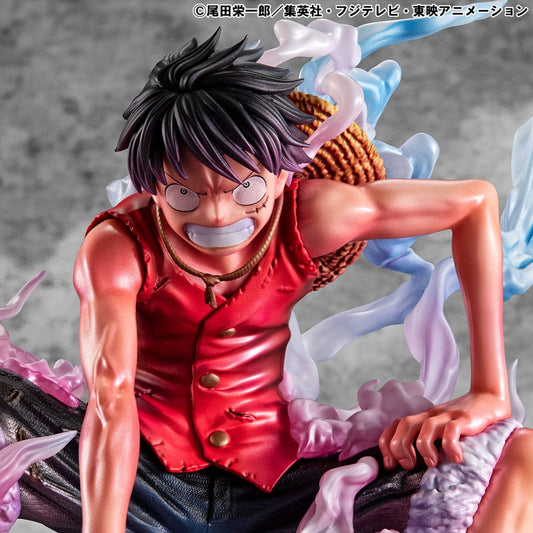 One Piece - Monkey D. Luffy, P.O.P PVC Statue Gear 2 Limited Edition 19 cm