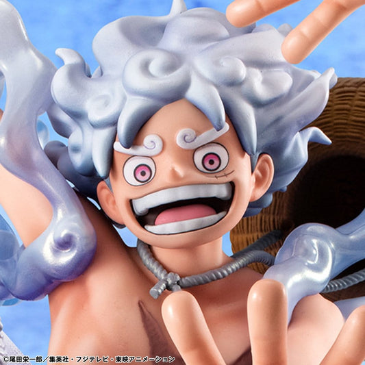 One Piece - Monkey D. Luffy, Portrait.Of.Pirates PVC Figure "Evolutionary History" "Gear Fifth" 26 cm