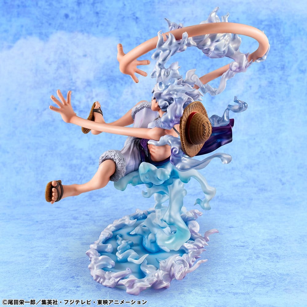 One Piece - Monkey D. Luffy, Portrait.Of.Pirates PVC Figure "Evolutionary History" "Gear Fifth" 26 cm