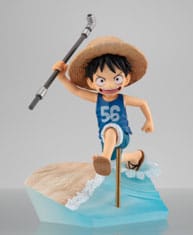One Piece - Monkey D. Luffy G.E.M. Series PVC Statue Run! Run! Run! 15th Anniversary Ver. 12 cm