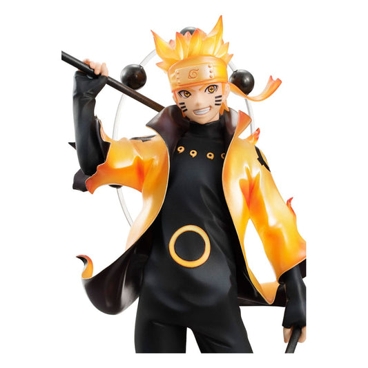 Naruto Shippuden - Naruto Uzumaki, G.E.M. Series PVC Statue Six Paths Sage Mode 15th Anniversary Ver. 22 cm