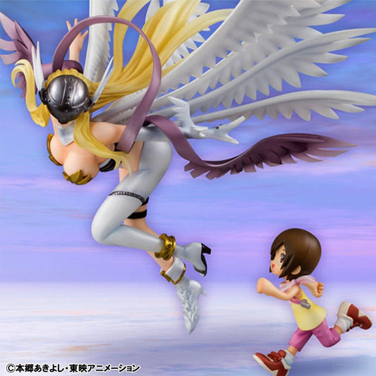 Digimon Adventure - Angewomon & Hikari Yagami, Precious G.E.M. Series PVC Statue 22 cm