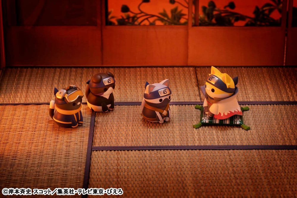 Naruto Shippuden - 1 Blind Box, Mega Cat Project Nyaruto! Once upon a time in Konoha village Mini Figures 3 cm