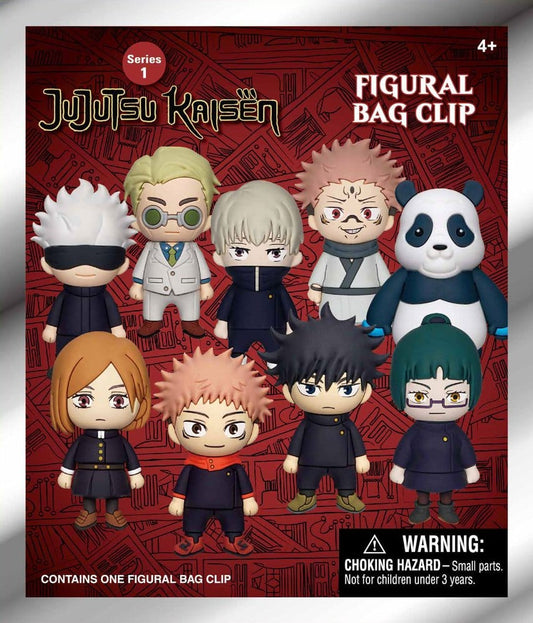 Jujutsu Kaisen - 1 Blind Box, 3D PVC Bag Clips Series 1