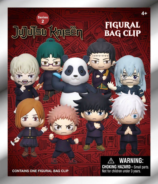 Jujutsu Kaisen - 1 Blind Box, 3D PVC Bag Clips Series 2