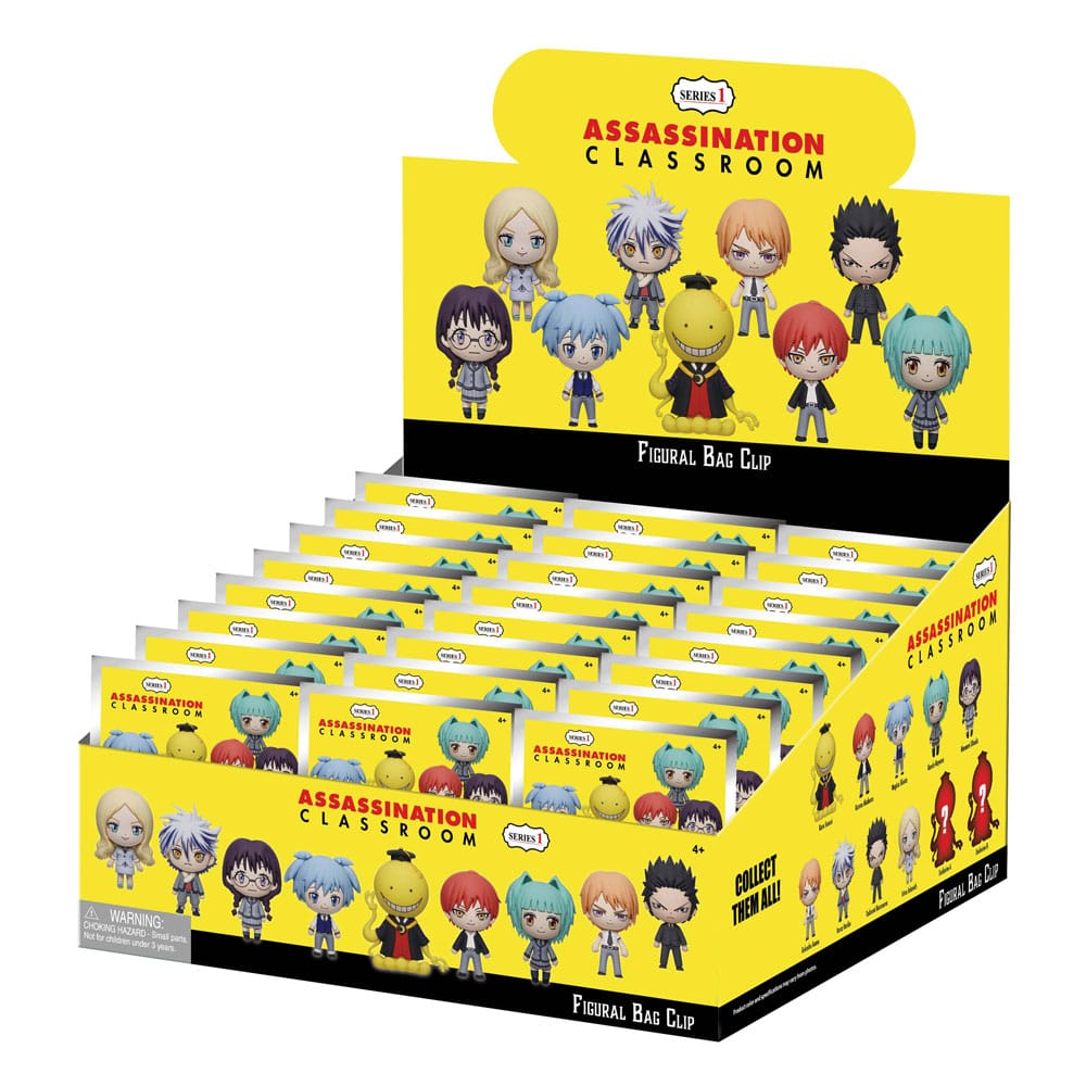 Assassination Classroom - 1 Blind Box, 3D PVC Keychain Series 1