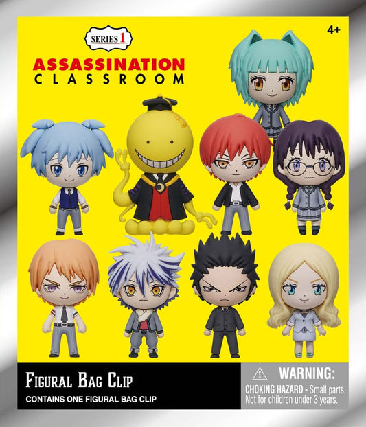 Assassination Classroom - 1 Blind Box, 3D PVC Keychain Series 1