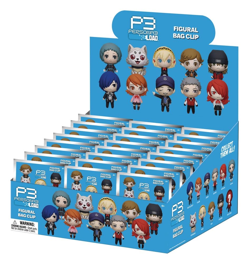 Persona 3 - 1 Blind Bag, 3D Foam Bag Clips Series 1