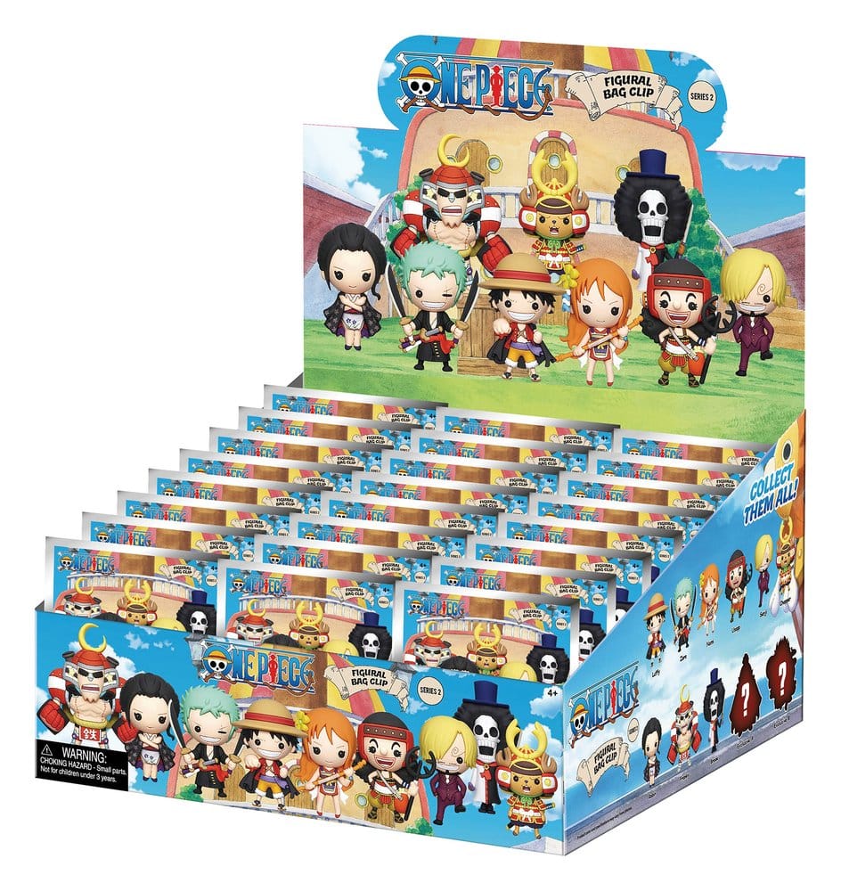 One Piece - 1 Blind Bag, 3D PVC Clips Series 2