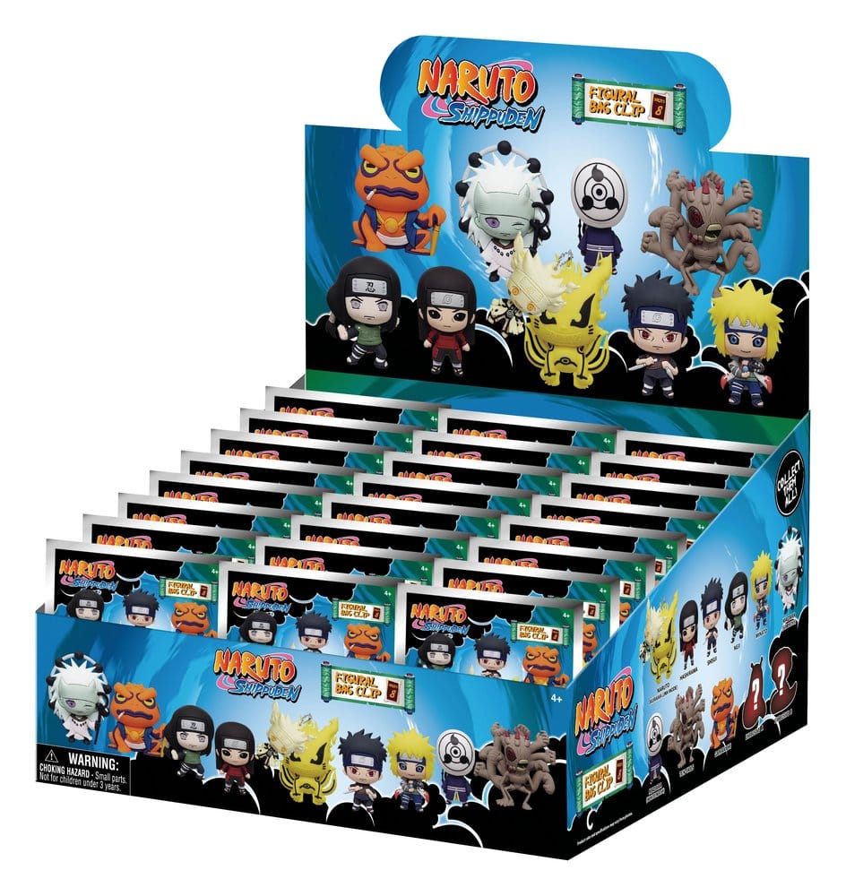 Naruto - 1 Blind Bag, 3D Foam Clips Series 8
