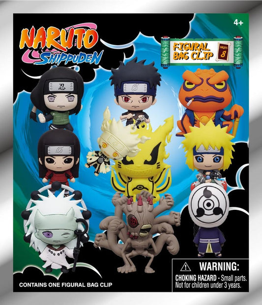 Naruto - 1 Blind Bag, 3D Foam Clips Series 8