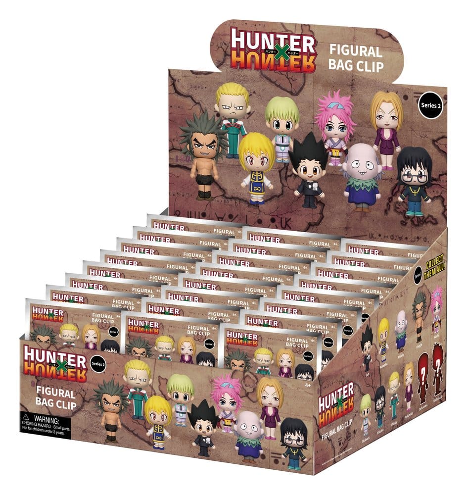 Hunter × Hunter - 1 Blind Bag, 3D Foam Bag Clips Series 2