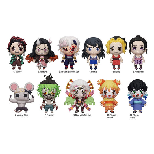 Demon Slayer - 1 Blind Bag, Clips Series 6 Kimetsu no Yaiba 3D PVC