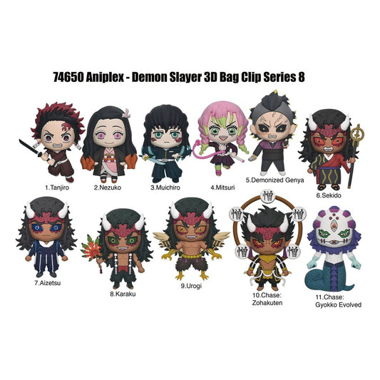 Demon Slayer - 1 Blind Bag, Season 3 3D PVC Keychain Series 8