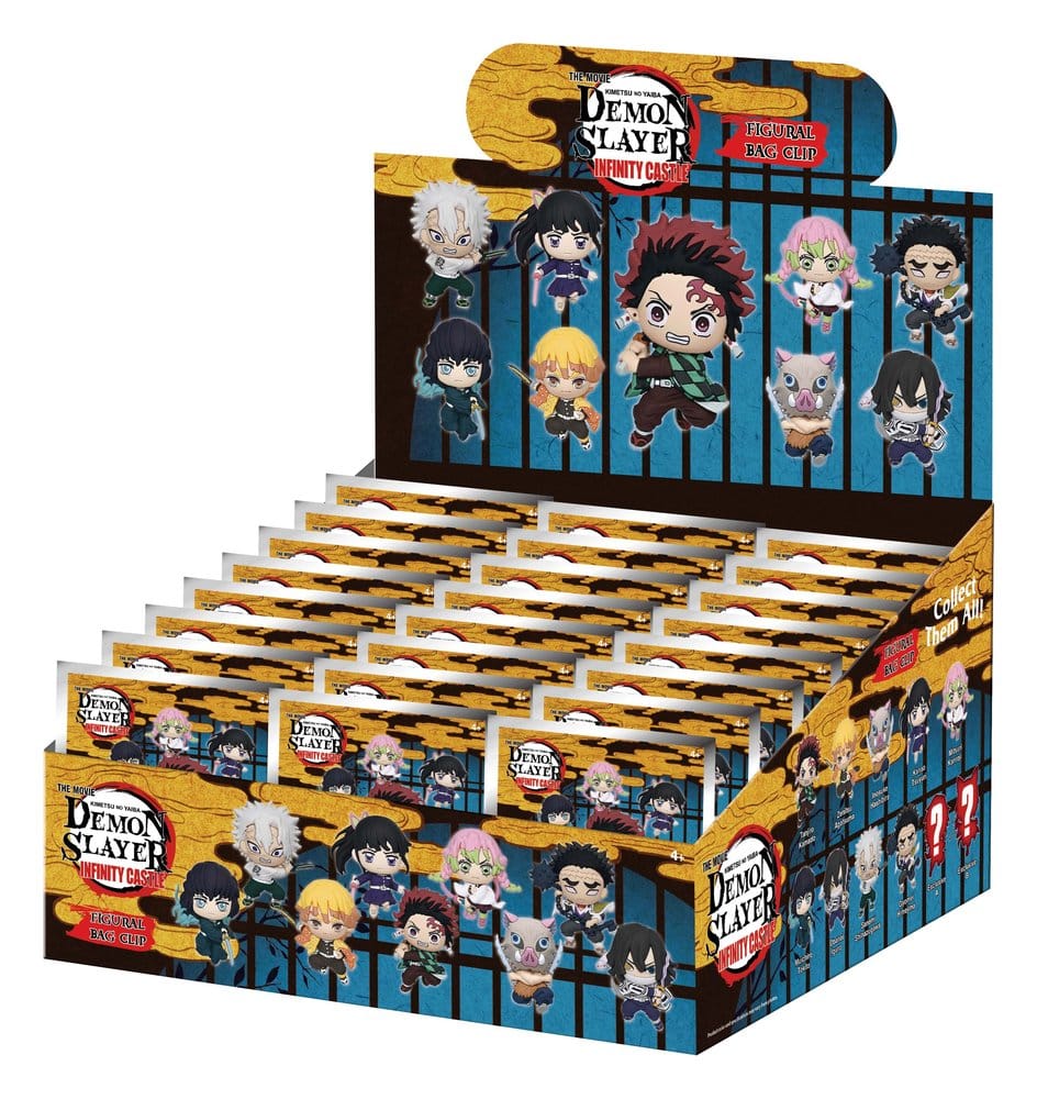 Demon Slayer - 1 Blind Bag, 3D PVC Keychain Infinity Castle Series 1