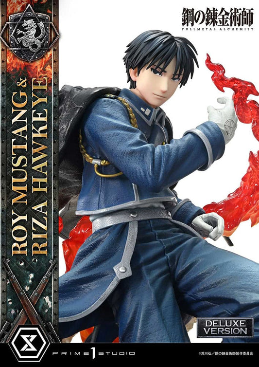 Fullmetal Alchemist - Roy Mustang & Riza Hawkeye Concept Masterline 1/6 Scale Deluxe Bonus Version 50 cm Statue