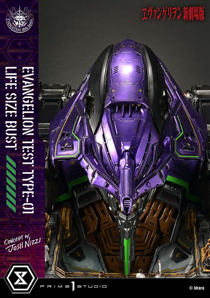 Neon Genesis Evangelion - Type-01, Bust 1/1 Test (Concept by Josh Nizzi) 86 cm