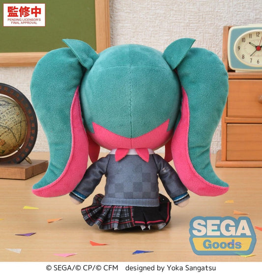 Hatsune Miku: Colorful Stage! - Miku, Plush fuwa petit M -School SEKAI