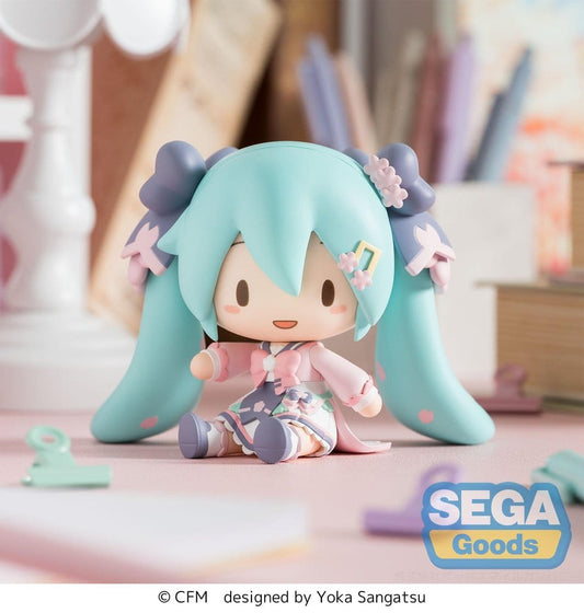 Hatsune Miku - Miku, Fluffy Petit Chibi Figure "New Semester" 8 cm