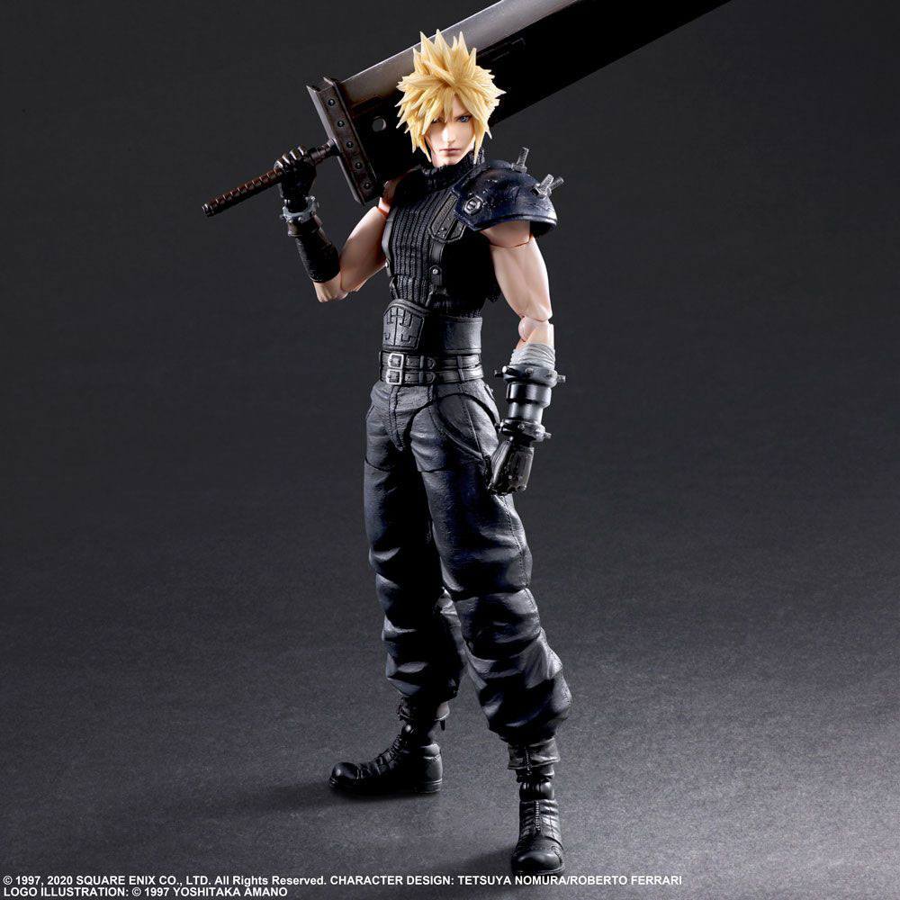 Final Fantasy VII - Cloud Strife, Remake Play Arts Kai Action Figure Ver. 2 27 cm