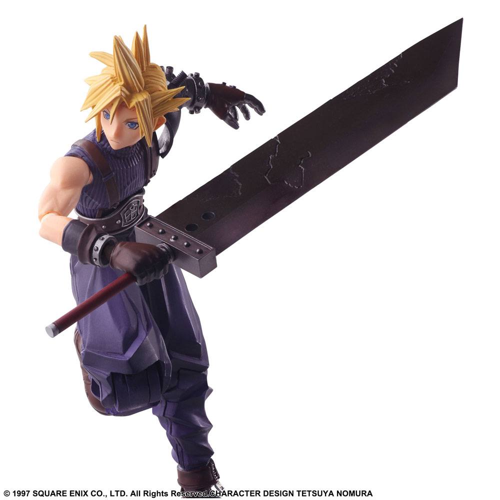Final Fantasy VII - Cloud Strife, Bring Arts Action Figure Hardedge Ver. 15 cm