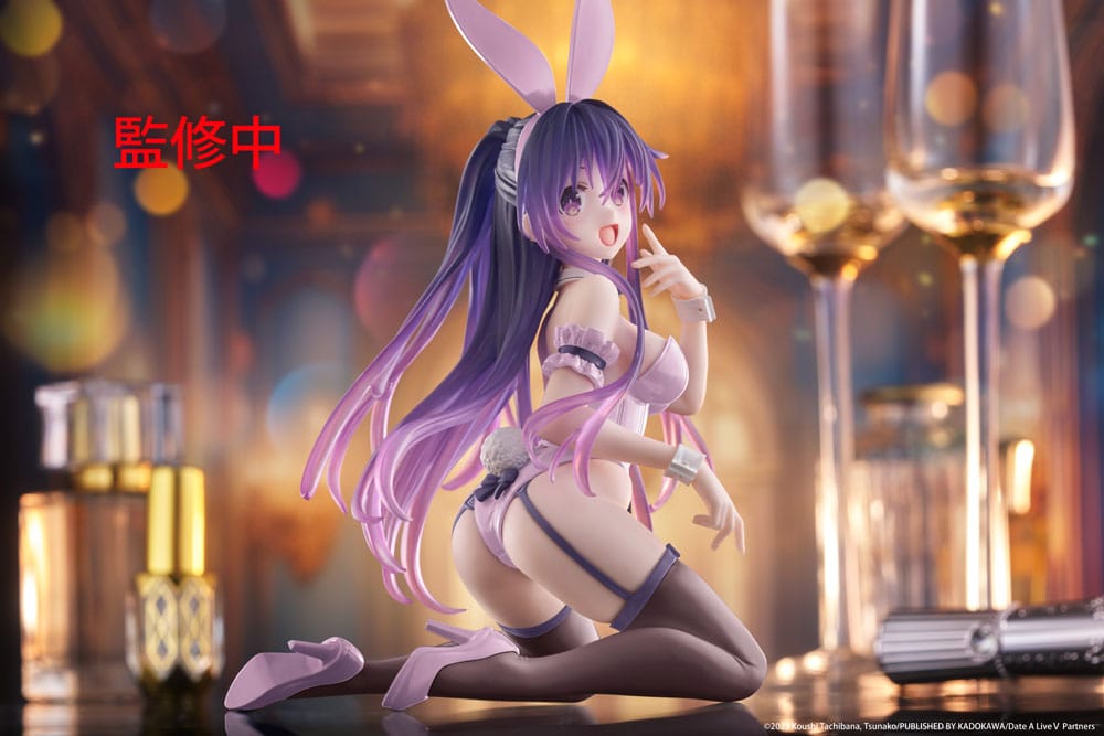 Date A Live - Tohka Yatogami, PVC Statue Desktop Cute Figure (Bunny Ver.) Renewal 13 cm