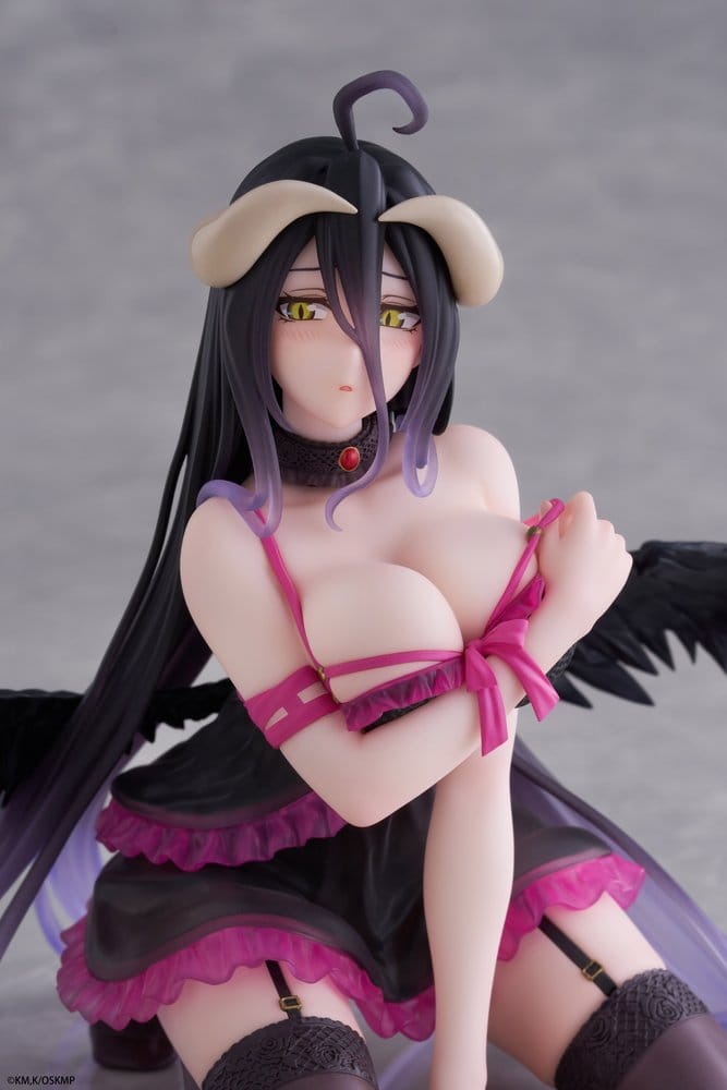 Overlord - Albedo (Negligee ver.), Desktop Cute PVC Figure 13 cm