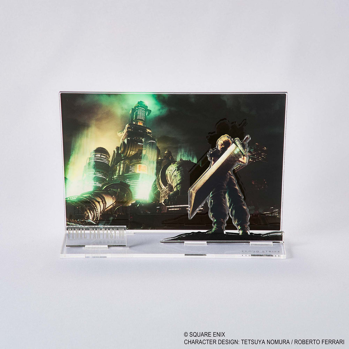 Final Fantasy VII Rebirth - Cloud, Acrylic Diorama Key Art 28 cm